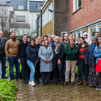 De groep van Praatwijzer in Roeselare komt tweewekelijks samen.
