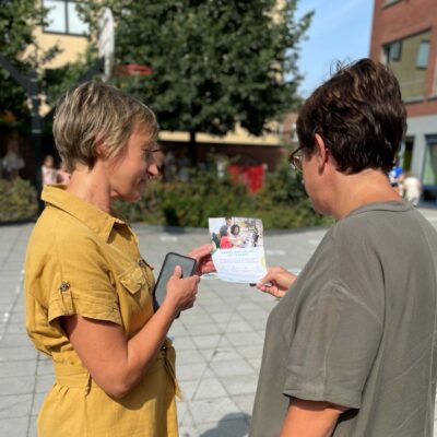 Brugfiguur Veerle houdt Zwevegemse scholen een spiegel voor