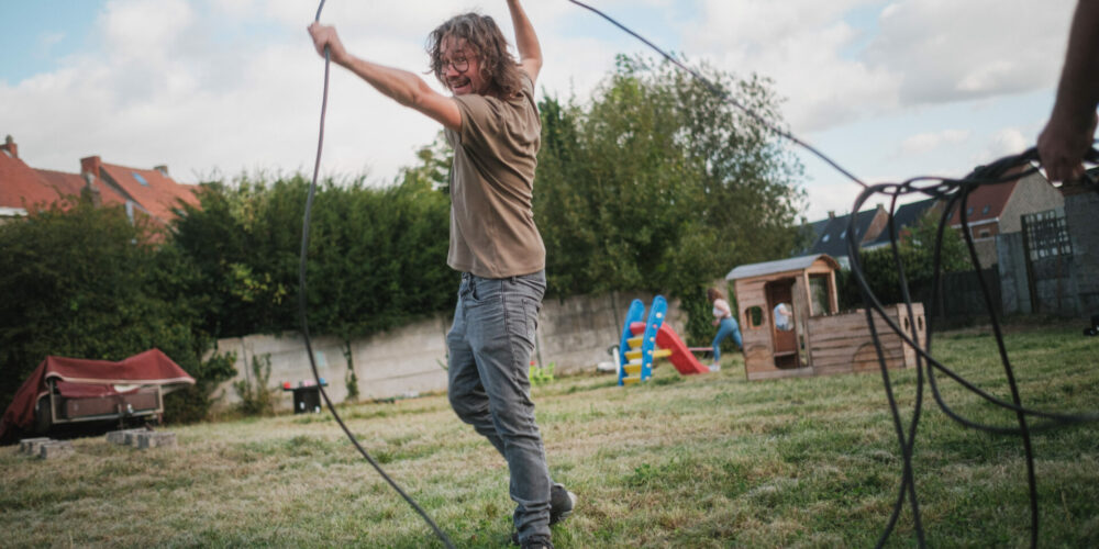 Opbouwwerker In Actie