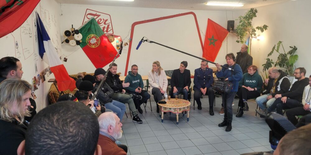 bezoek ministers Verlinden en Dalle - Samen op straat
