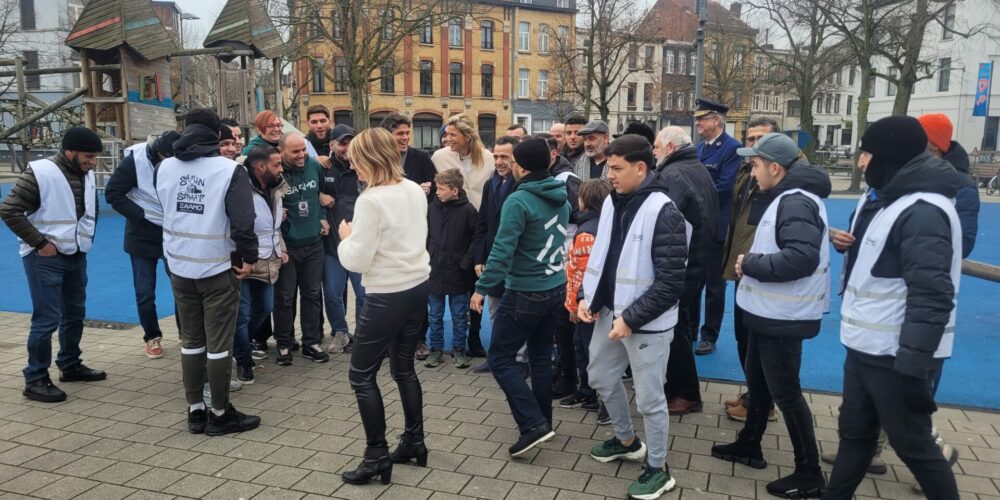 bezoek ministers Verlinden en Dalle - Samen op straat