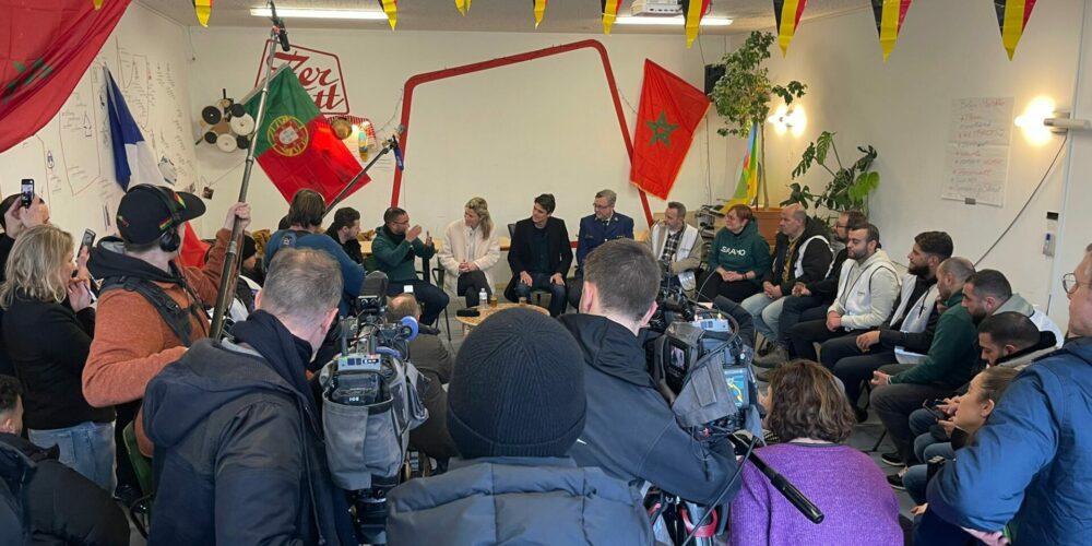 bezoek ministers Verlinden en Dalle - Samen op straat