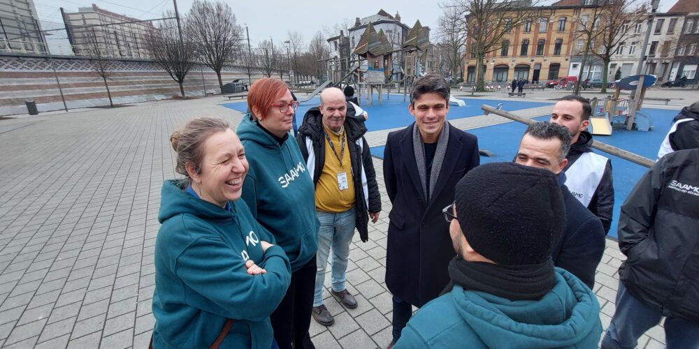 bezoek ministers Verlinden en Dalle - Samen op straat