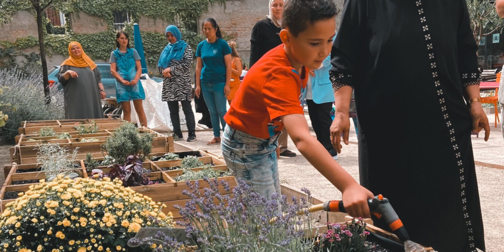 Onze tuin, een initiatief van SAAMO Antwerpen, Bibliotheek Permeke en Red Star Line Museum