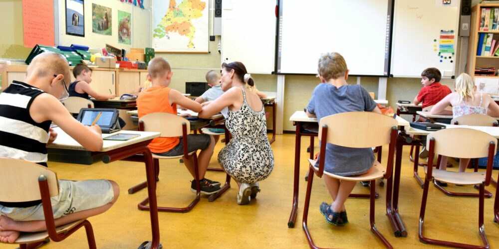 Kinderen in de klas.