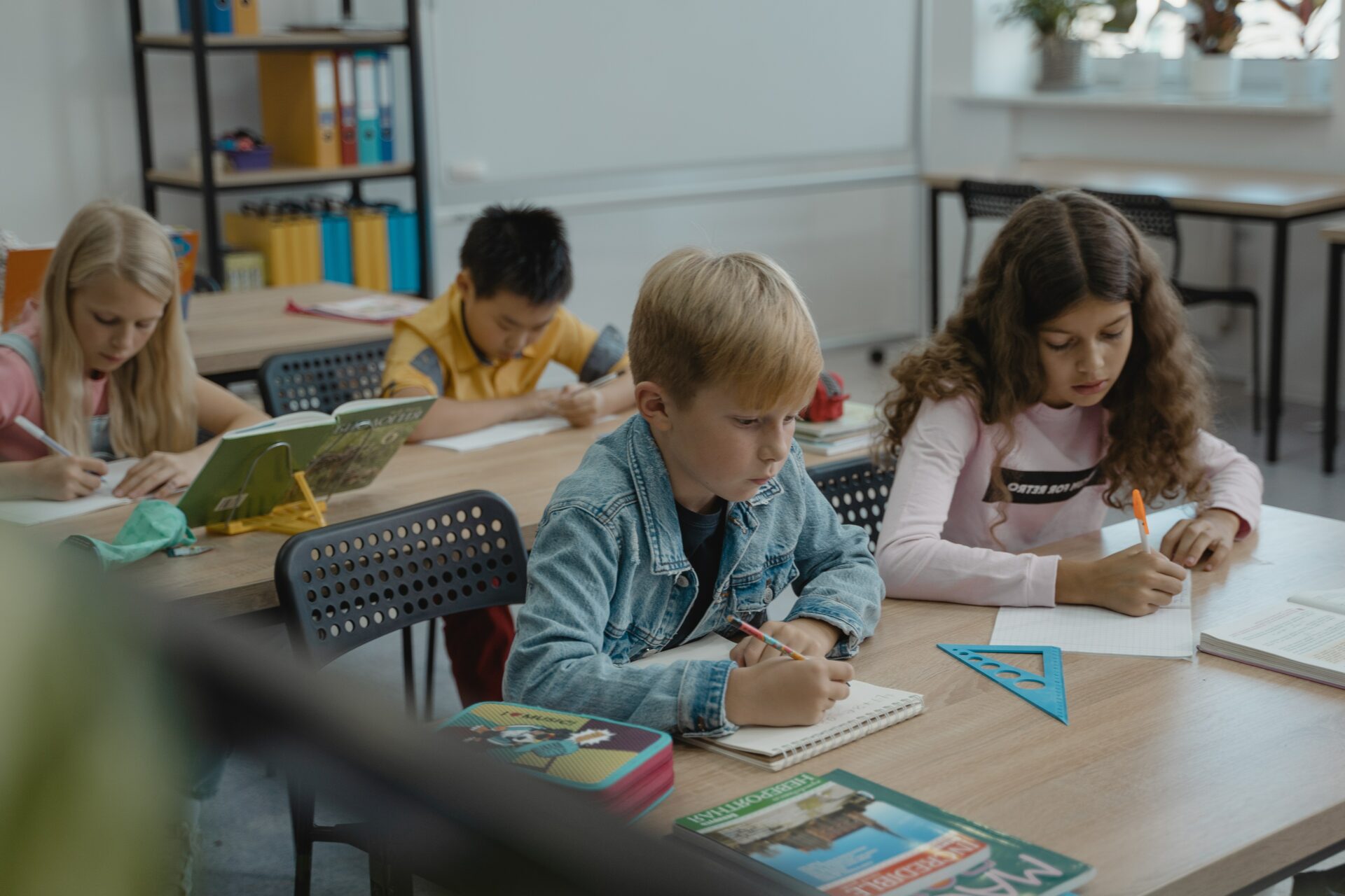 Kinderen in de klas.