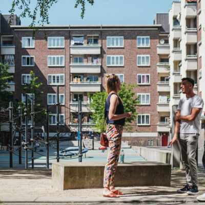 Sociale huisvesting - Geelhandplaats Antwerpen - Iso800