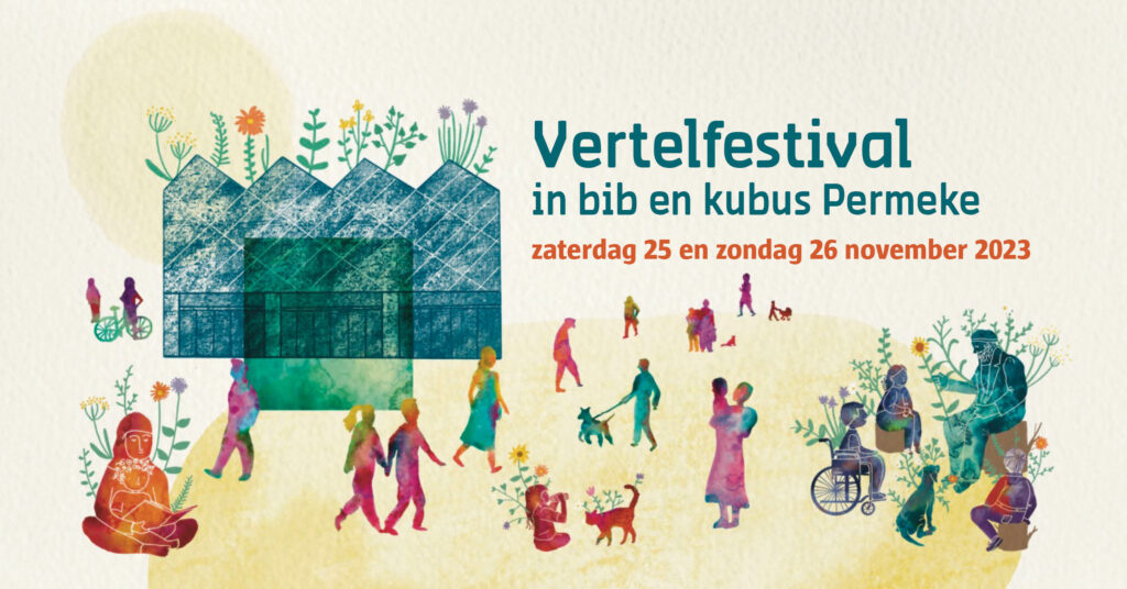 Vertelfestival in bib en kubus Permeke