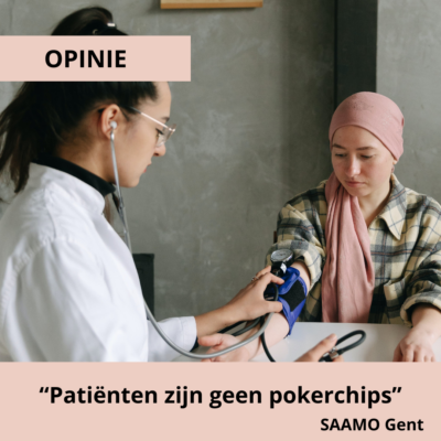 Opinie “Patiënten zijn geen pokerchips”