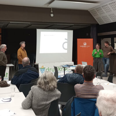 infoavond 2023 in de druivenstreek over hernieuwbare energie