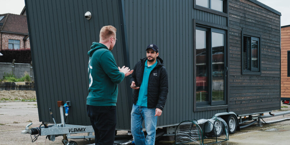 Foto's van de WoonBoxen op de Arsenaalsite.