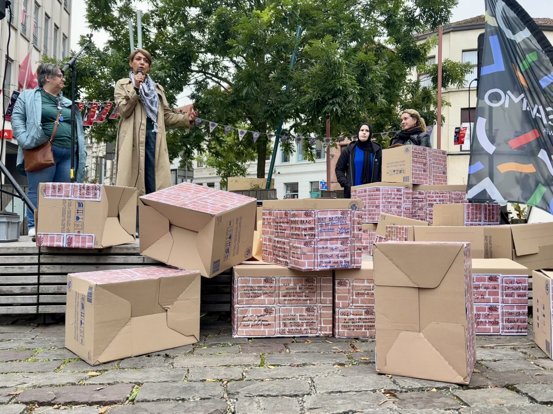 Sloop de digitale muur