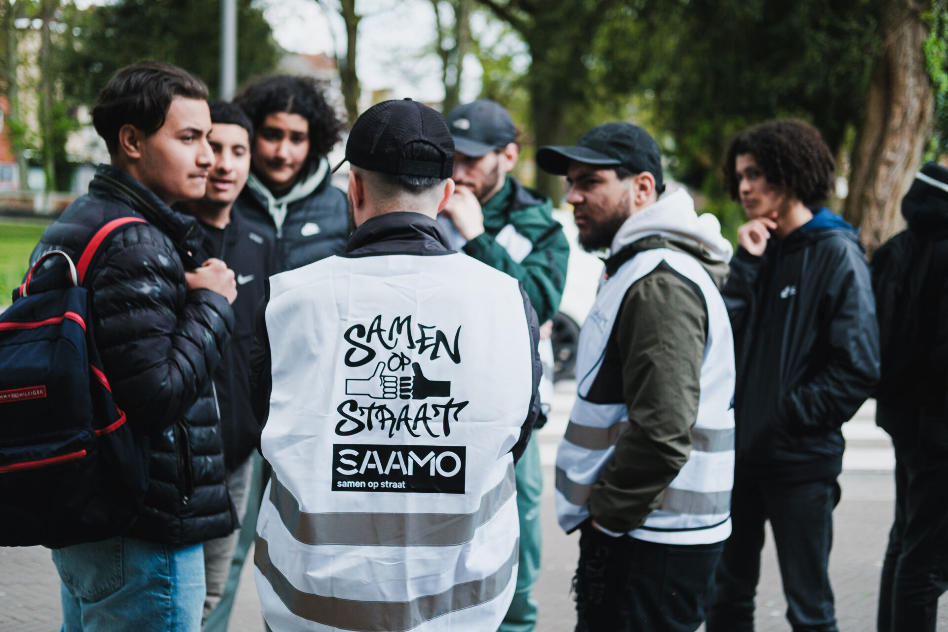 Samen op straat in Willebroek.