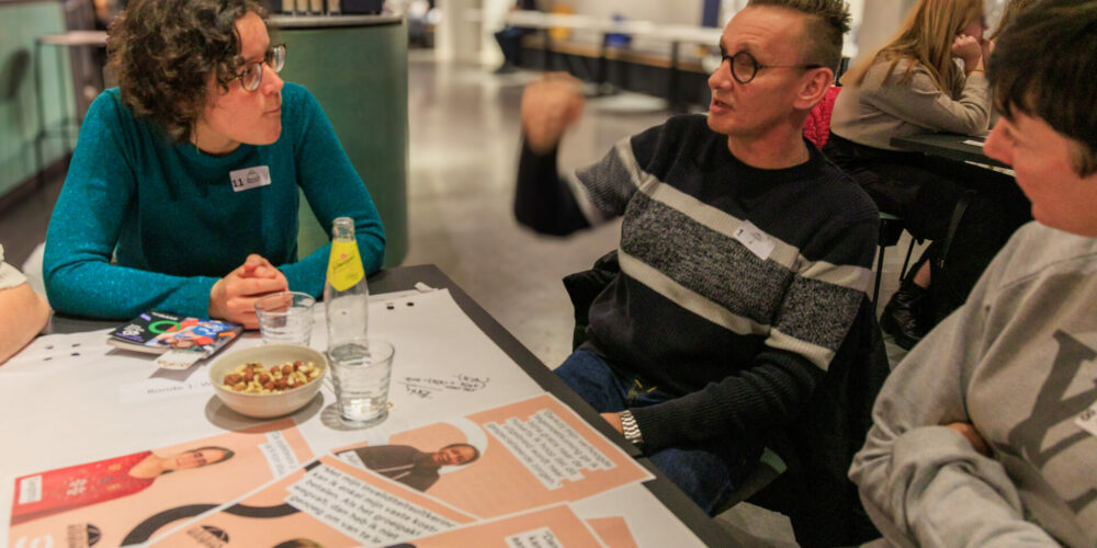 Deelnemers aan Parlee in Antwerpen.