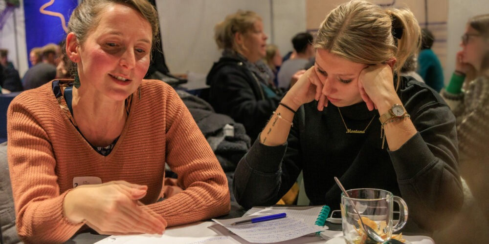 Deelnemers aan Parlee in Antwerpen.