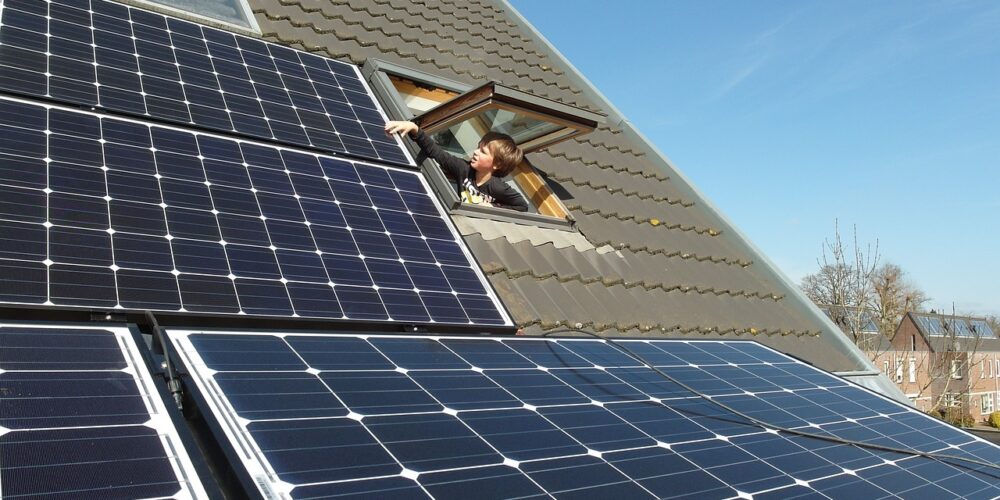 Zonnepanelen op dak