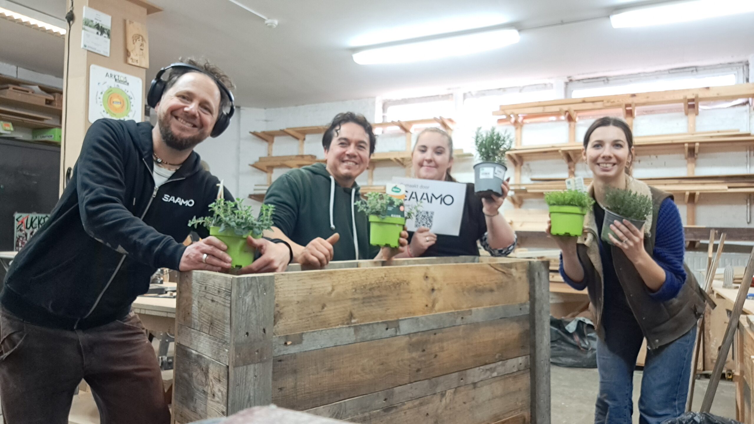 Sterk Werk - plantenbakken maken