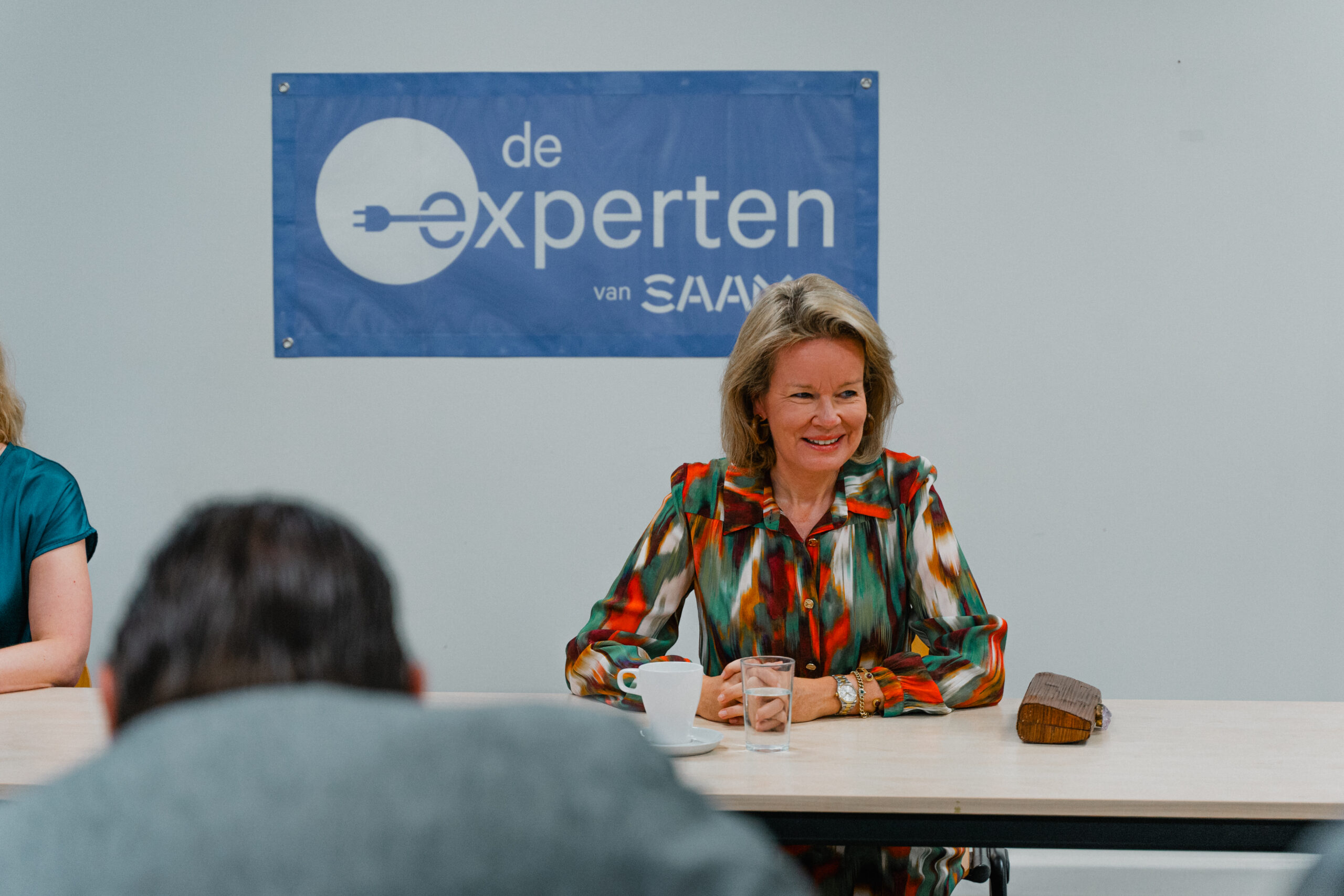 Koningin Mathilde op bezoek bij de Experten