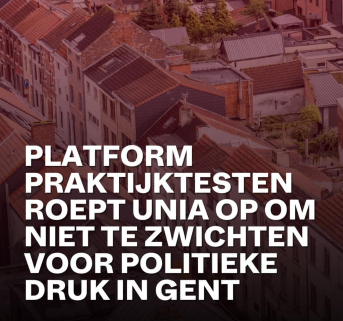 Oproep aan de Stad Gent: geen liefde zonder gerechtigheid