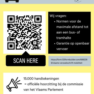 Teken voor toegankelijk openbaar vervoer