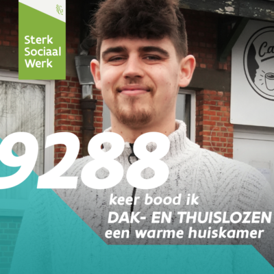 Opbouwwerker Jesse van Caf&eacute; Anoniem in Limburg.