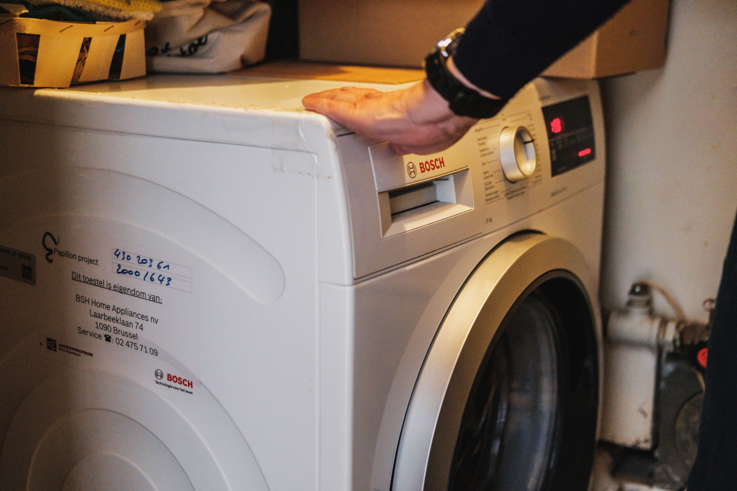 Foto van wasmachine